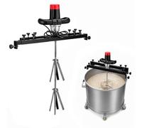 HCAUYNN Mélangeur de Cuve IBC 1000L, Agitateur Électrique à Vitesse Variable Folding
