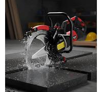 HCAUYNN Scie à béton 9500W, Coupe-béton 16" toroïdal électrique pour Une découpe sans poussière des bétons armés, des Carreaux de céramique et des Murs en Briques Rouges 3blades