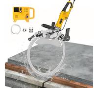 HCAUYNN Scie de découpe Murale électrique - Découpeuse annulaire électrique Humide/sèche, avec Pompe à Eau, Profondeur 29/39/49 cm, pour béton, marbre et Briques 19inch