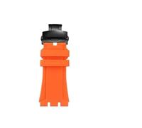 HCBBCEW Compatible avec le bracelet de rechange en silicone Swatch YVS420 YVS454 YVS423 419 413 406 400 420, accessoire montre caoutchouc for homme, 19 mm, 21(Orange-black B,21mm)