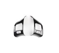 HCBBCEW Garniture de voiture en Fiber carbone ABS, style Compatible avec IS250 IS300 2006 - 2011, autocollants intérieurs for conduite à droite, moulures(Steering wheel 1)