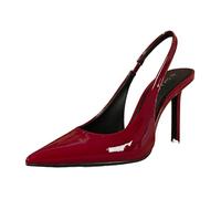 HCDZF Chaussures de mariée élégantes à Talons Hauts pour Femmes, à Bout Pointu et Bride derrière Le Talon,Rouge,39 EU