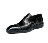 HCDZF Hommes Casual Dress Oxfords Shoes Business Formal Derby Shoes,Noir,37 EU