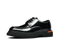 HCDZF Hommes Casual Dress Oxfords Shoes Business Formal Derby Shoes,Noir,42 EU