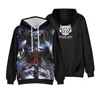 Hcenxan Albedo Anime Sweat à manches longues Personnage d'animation Vêtements périphériques Nouveau Cos Play Impression numérique 3D Couleur Sweat à capuche