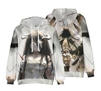 Hcenxan Albedo Anime Sweat à manches longues Personnage d'animation Vêtements périphériques Nouveau Cos Play Impression numérique 3D Couleur Sweat à capuche