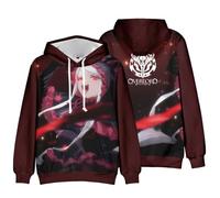 Hcenxan Albedo Anime Sweat à manches longues Personnage d'animation Vêtements périphériques Nouveau Cos Play Impression numérique 3D Couleur Sweat à capuche