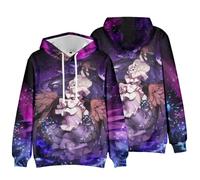 Hcenxan Albedo Anime Sweat à manches longues Personnage d'animation Vêtements périphériques Nouveau Cos Play Impression numérique 3D Couleur Sweat à capuche