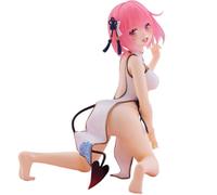 Hcenxan Momo Belia Deviluke Figurine Anime Personnage Momo Belia Deviluke 13 cm Qipao Posture agenouillée PVC Bureau Ornement Modèle