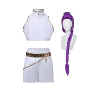Hcenxan Rumi Zoey Costume Anime Mira Cosplay Ensemble complet Scène Performance Uniforme Perruques pour Halloween