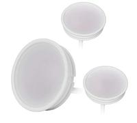 HCFEI Lot de 3 modules LED 230V 3W pour spot encastrable MR16 Blanc chaud Remplacement GU10 Ø 50 mm 120°Angle d'éclairage