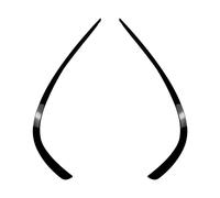 HCGLED Aileron Avant Voiture pour Mercedes pour Benz GLE Classe W166 C292 2015 2016 2017 2018 Voiture Pare-Chocs Avant Lèvre Séparateur Spoiler Garnitures ABS Lèvre Séparateur Pare-Chocs