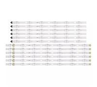 HCGX 12-Piece LED Backlight Strips for 50" TV Models V6DU-500DCA/DCB-R2 UA50KU6310J, Replacement Screen Bar Light Kit for Repair