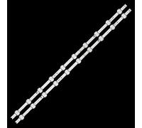 HCGX 2-Piece LED Backlight Strips for 43-inch TV, Replacement for 43UJ6565 43UJ6525, V17 43" Type, Part #6916L-2867A 6916L-2867F(For 1 TV)