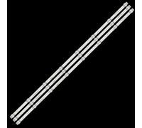 HCGX 3-Piece LED Backlight Strips for 39/40-inch TV, Replacement for H39D7100E LE40F9000CF, Part #JL.D39042330-006AS-M_V01, 8 LEDs