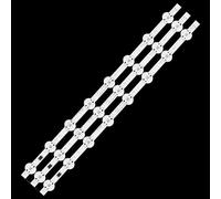 HCGX 3-Piece LED Backlight Strips for 55-inch TV, Replacement for 55UK6300 55UK6200, Part #SVL550A54BAT5_REV1.0, 8 LEDs