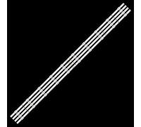 HCGX 4-Piece LED Backlight Strips for 55-inch TV, Replacement for 55A6H 55C350KB, A/B Type Set, Part #JL.D550A1330-003BS-M_V01, CRH-BX55V1U73030(For 1 TV)