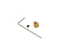 HCGX 5 pièces diamètre intérieur 3mm 4mm 5mm Arbre d'hélice Fourche à Palette modèle électrique sans Brosse Bateau en Laiton cuivre d'entraînement for RC(ID 3mm(5pcs))