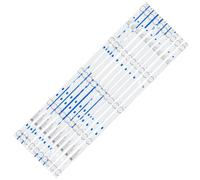 HCGX 554mm LED Backlight Strip for K58DLX9US 58PU55STC-SM CX580DLEDM TV Repair, 10-Piece Set, 5 LEDs/Strip, 6V