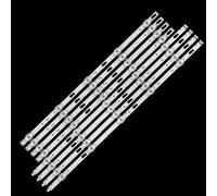 HCGX 8-Piece LED Backlight Strips for 55-inch TV, Replacement for UE55TU7105K UE55TU7090U, L/R Type, Part #SVC550F53/78 LM41-00889A(For 5 TV)