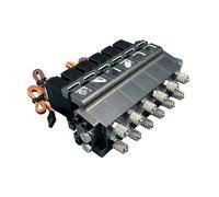 HCGX Bloc de Valve hydraulique Type Colonne Rotation, avec Retour d'huile, Version 1/2/3/4/5/6/7/8CH for Pelle RC(6CH)