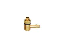 HCGX Buse de Refroidissement à Eau for Bateau RC M5 en Laiton, Type L 90 degrés, connecteur d'entrée Carburant avec Joint torique et écrou for électrique/Essence(1 Piece)