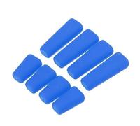 HCGX Capuchons antidérapants en Silicone, 8 pièces (4, 4 Courts), Gaine à Bascule d'émetteur RC for QX7 et X9D Plus(Blue Color)