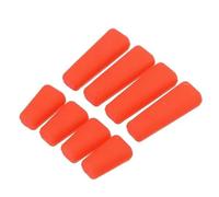 HCGX Capuchons antidérapants en Silicone, 8 pièces (4, 4 Courts), Gaine à Bascule d'émetteur RC for QX7 et X9D Plus(Red Color)