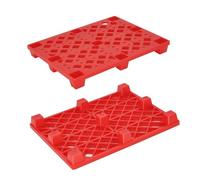 HCGX Chariot élévateur hydraulique 1:14, 5 pièces, Accessoires de modèle, Palette en Plastique télécommandée(Red 5PCS)