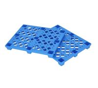 HCGX Chariot élévateur hydraulique 1:14, 5 pièces, Accessoires de modèle, Palette en Plastique télécommandée(Blue 5PCS)