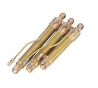 HCGX Cylindre d'huile hydraulique en Laiton de 18mm diamètre extérieur, avec Joint à Bride cuivre, Course 50/70/85/95/110/120/130/140MM for Pelle 1/12 RC(50mm Stroke)