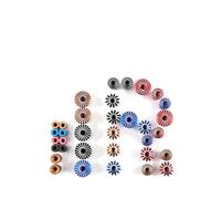 HCGX Embouts de bâton cardan en Aluminium CNC 3D M3 3mm, Capuchon antidérapant for pièces X7 X9DP X9 Lite(Grand Lotus-Red)