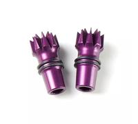 HCGX Extrémités de bâton émetteur en Aluminium CNC STP M3, 2 pièces, for Drone Radio X9D Plus FPV(Purple)