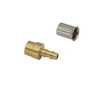HCGX Joint de soudage coudé Droit 3mm 4mm, 10 pièces, for Tuyau en cuivre, Bras Cylindre hydraulique, télécommande, Pelle, Chargeur Camion, modèle(OD3-3mm 10PCS)