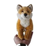 HCGX Jouet en Peluche de Renard Rouge, poupée, Animal Doux et Mignon, Cadeau d'éducation précoce, décoration la Maison(Brass)