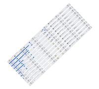 HCGX LED Backlight Strip for 50-inch TVs | 10-Piece Set | 470mm | 6 LEDs 6V | Compatible with 50C715 50C716 & More