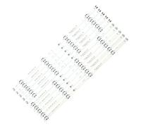 HCGX LED Backlight Strip for 55'' TV 55LJ5550 55UK6100 55UJ6307, 1096mm 8 LEDs per, 3V Replacement Kit (10-Piece Set)