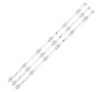 HCGX LED Backlight Strip Kit for 32" TVs, 590mm 6-LED Bars, 6V, Replacement for 3.0, 6916L-1703A, 32LF560U, 32LF580V, 3-Piece Set