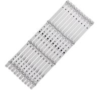 HCGX LED Backlight Strip Kit for 50" TVs, 440mm 4-LED Bars, 3V, Replacement for MS-L1469, JS-D-JP50EU-042EC, 9-Piece Set