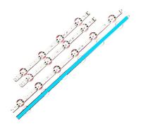 HCGX LED Backlight Strip Replacement for 43" TV 43UJ675V, 43UJ655V, 43UJ670V. 4 Pcs V17 43-inch L1+R1 Kit. 866mm 10-LED Diodes. (6916L-2867A)