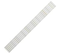 HCGX LED Backlight Strips for 43-inch TV, 5-Piece Kit Replacement for 43PFT4131 43PFS5301 LB43015 LB43101 GJ-2K16-430-D510-V4 Repair
