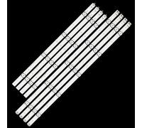 HCGX LED Backlight Strips for 49-inch TV, 4-Piece Kit Replacement for 49UH610A 49UF6400 49LF510V GAN01-1255A-P1 Repair Parts