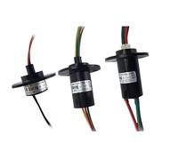 HCGX M générateur d'énergie éolienne à Grand Courant 5A 10A 15A 30A, Bague collectrice 2/3/4/6/8/12 canaux, bagues collectrices Capsule, Joint Rotatif(6ch 10A dia.22mm)