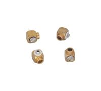 HCGX Mamelon à souder coude 90 ° M3 for Cylindre d'huile hydraulique en cuivre de diamètre extérieur 3mm RC 1/14 336GC Double E EC160E E010, pièces