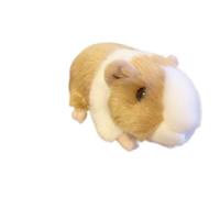 HCGX Peluche Cochon d'Inde réaliste de 19 cm, poupée Animal Douce, Joli Cadeau