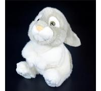 HCGX Peluche Lapin Bélier 20cm Réaliste & Ultra Douce - Adorable Jouet Animal (20cm Gray)