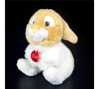 HCGX Peluche Lapin Bélier 20cm Réaliste & Ultra Douce - Adorable Jouet Animal (20cm Yellow)