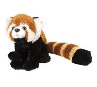 HCGX Peluche Panda Roux en Coton PP, Jouet Doux et Mignon, idéal for l'éducation précoce, décoration de la Maison(20cm)