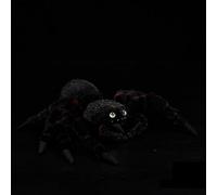 HCGX Peluche réaliste de Tarentule Mexicaine à Genoux Rouges: Un incontournable for Les passionnés d'arachnides