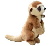 HCGX Peluche Suricate réaliste de 25 cm - Animal en Peluche Doux et câlin (Suricata suricatta)